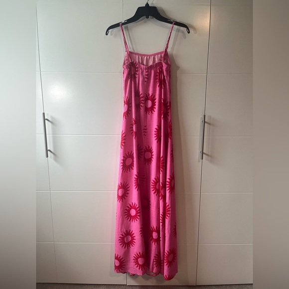 NWT Paper Heart Linen Blend Maxi Dress Size S - Picture 4 of 12